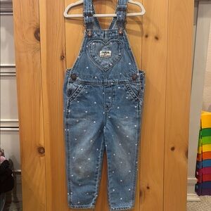 OshKosh B'gosh Blue Star Denim Overalls